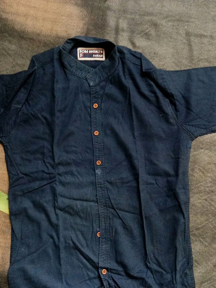 Formal Shirt Navy Blue Never Used