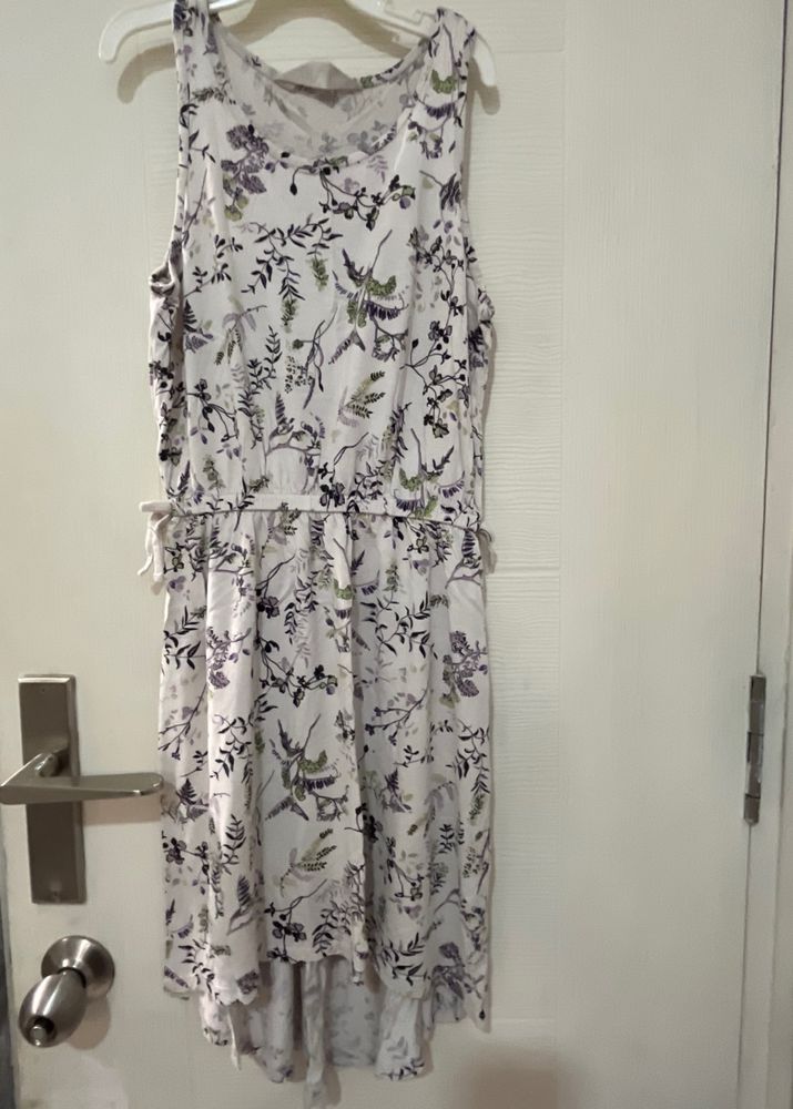 Beautiful Printed high N Low Dress By H&M