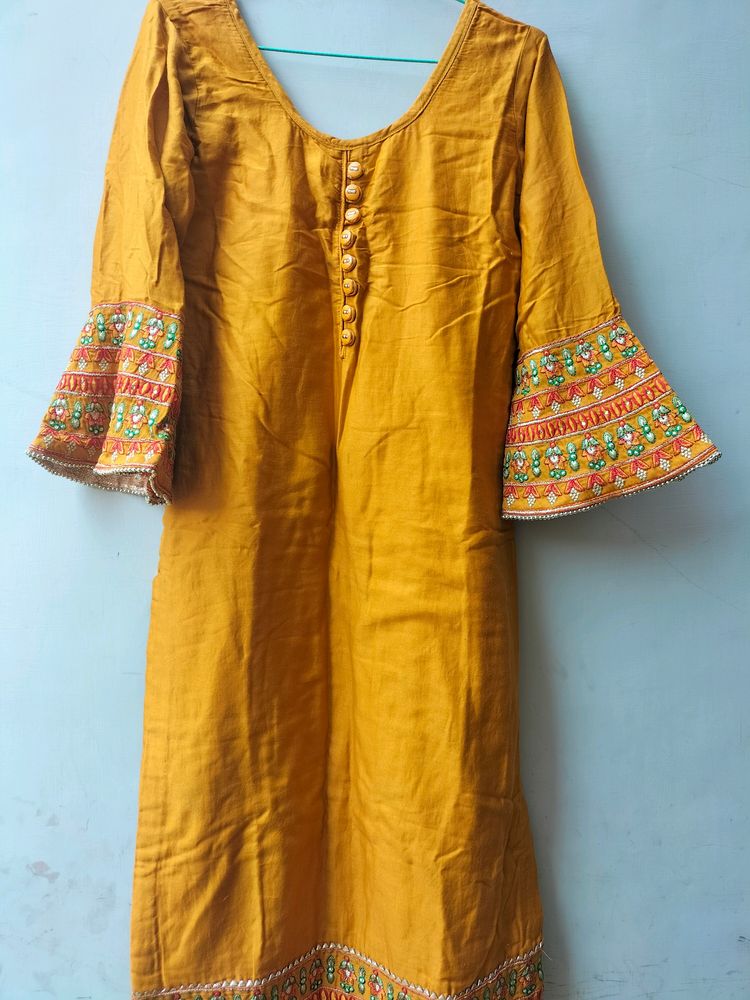 Mustard Kurti