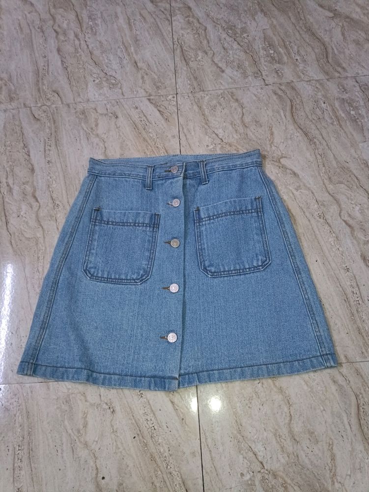 DENIM SKIRT