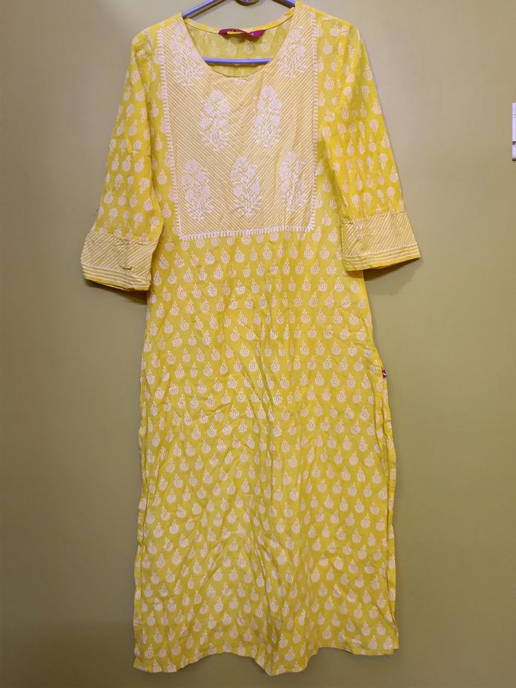 Yellow Kurti