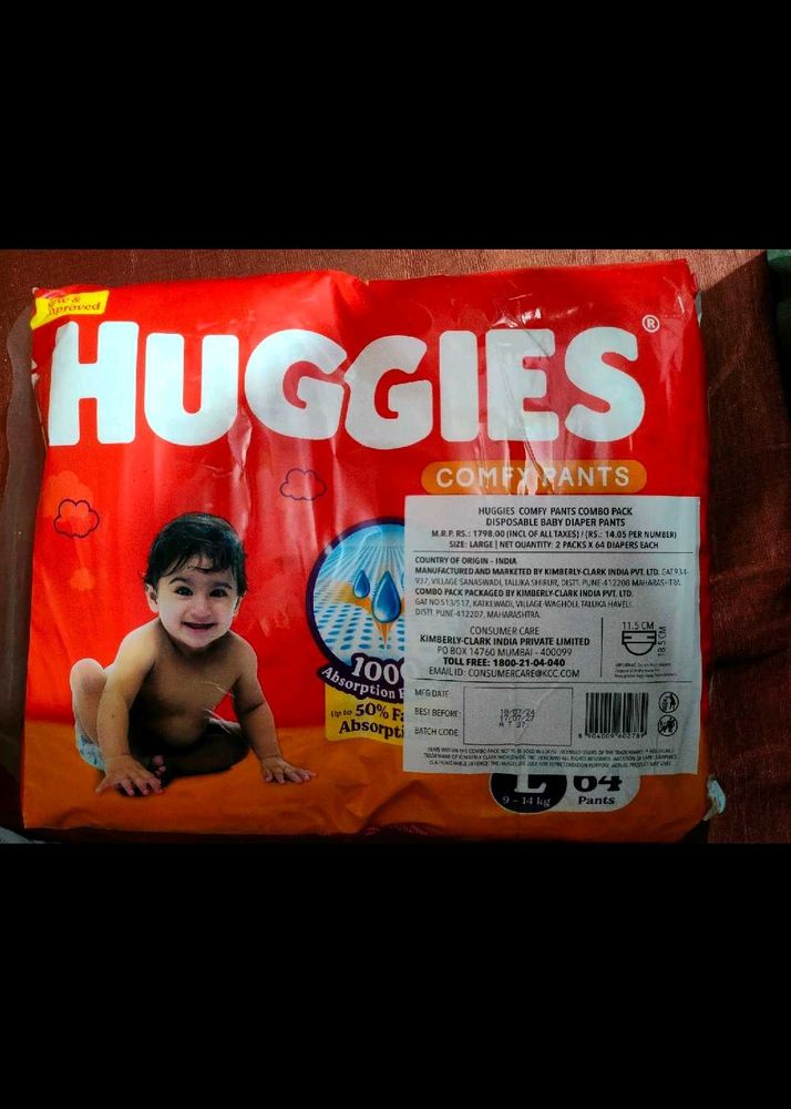 Huggies Diapers L Size