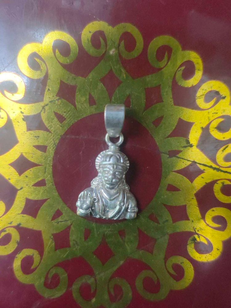 916 SILVER HANUMAN PENDENT. FOR GOOD LUCK