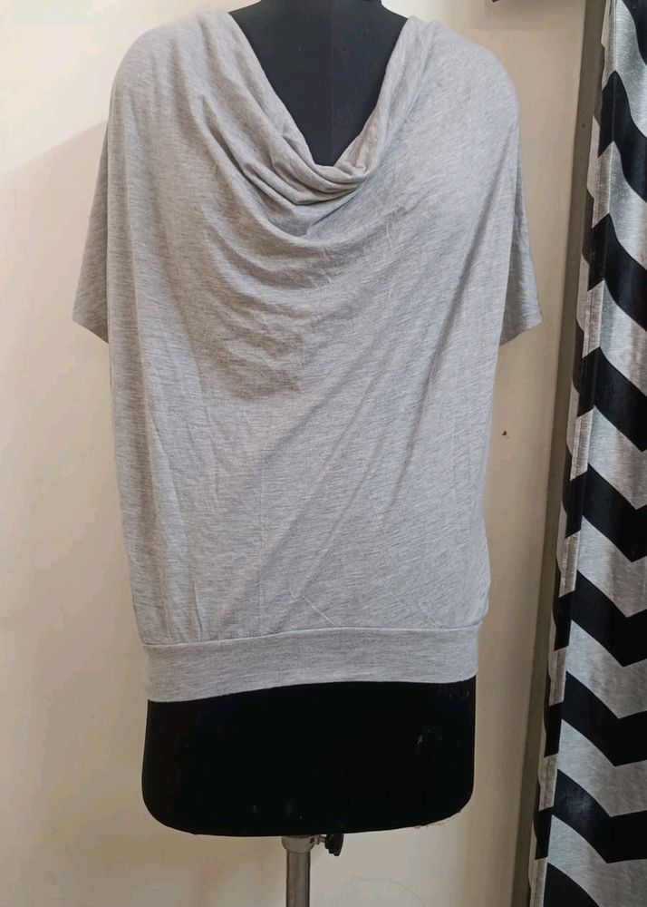 Plus Size Cowl Neck Top