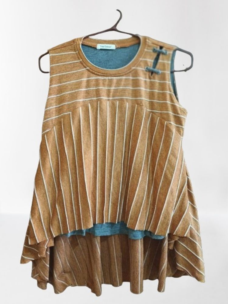 Assymatrical Pleated Top