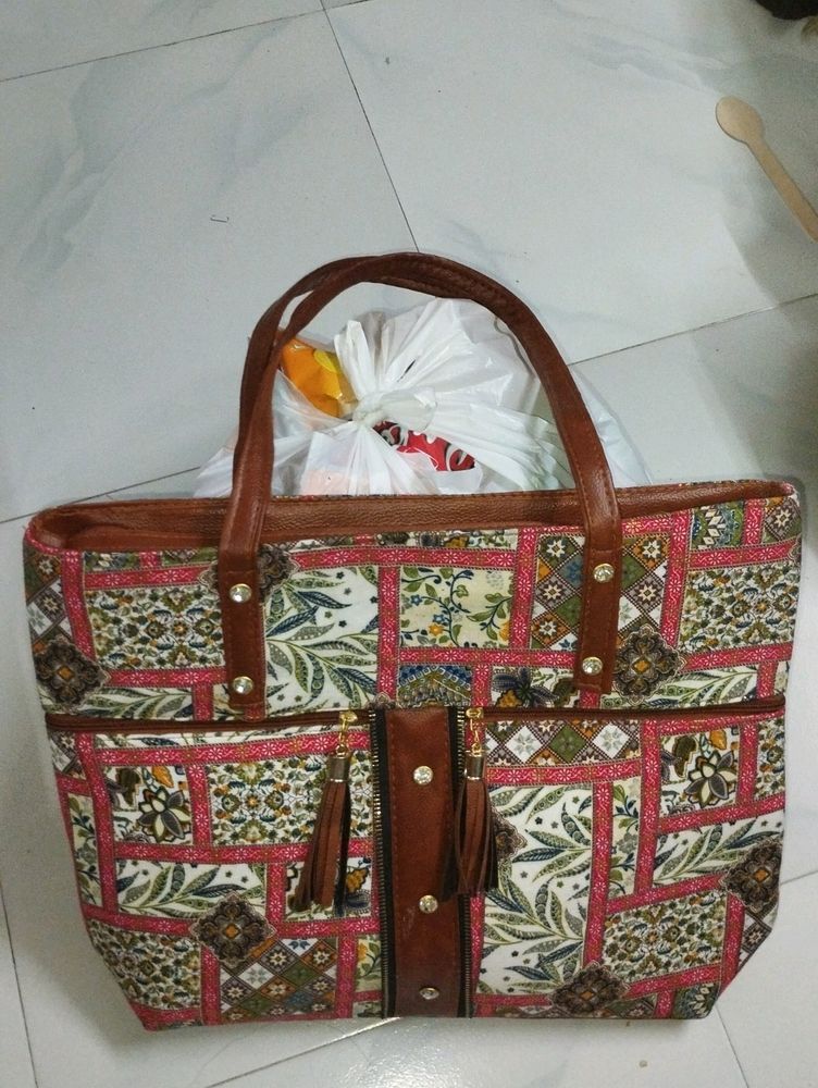 Printed Handbag