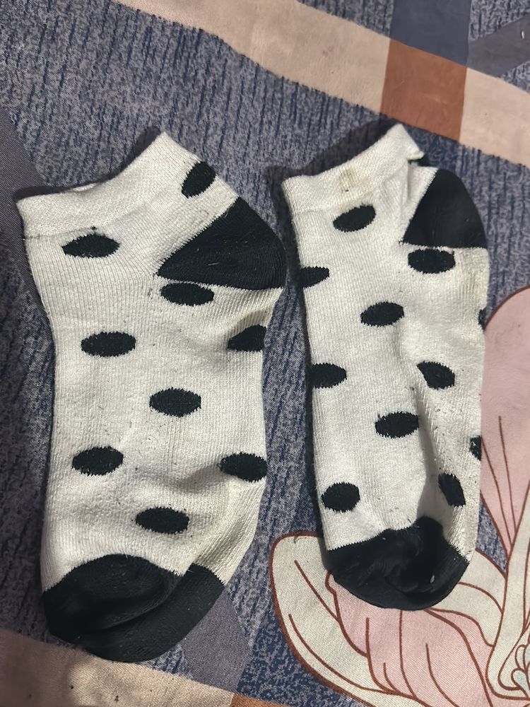 Dotted Print Socks