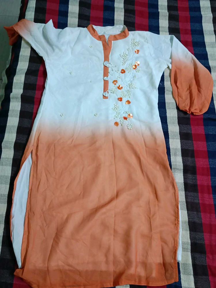 Pakistani Style Ombre Kurti