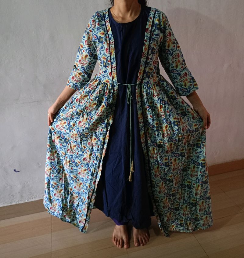 Kurti And Shrug Set