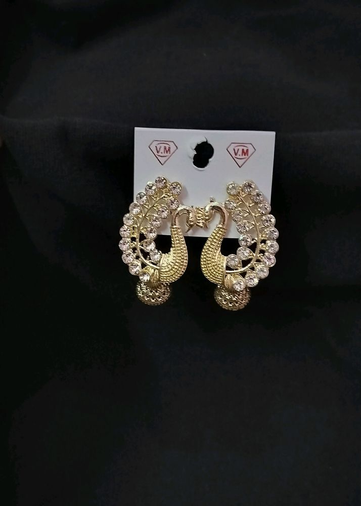 Traditional Peacock Earring