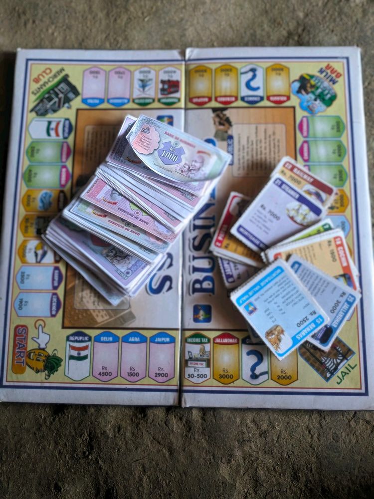 Business Board Game Indian Old Memories