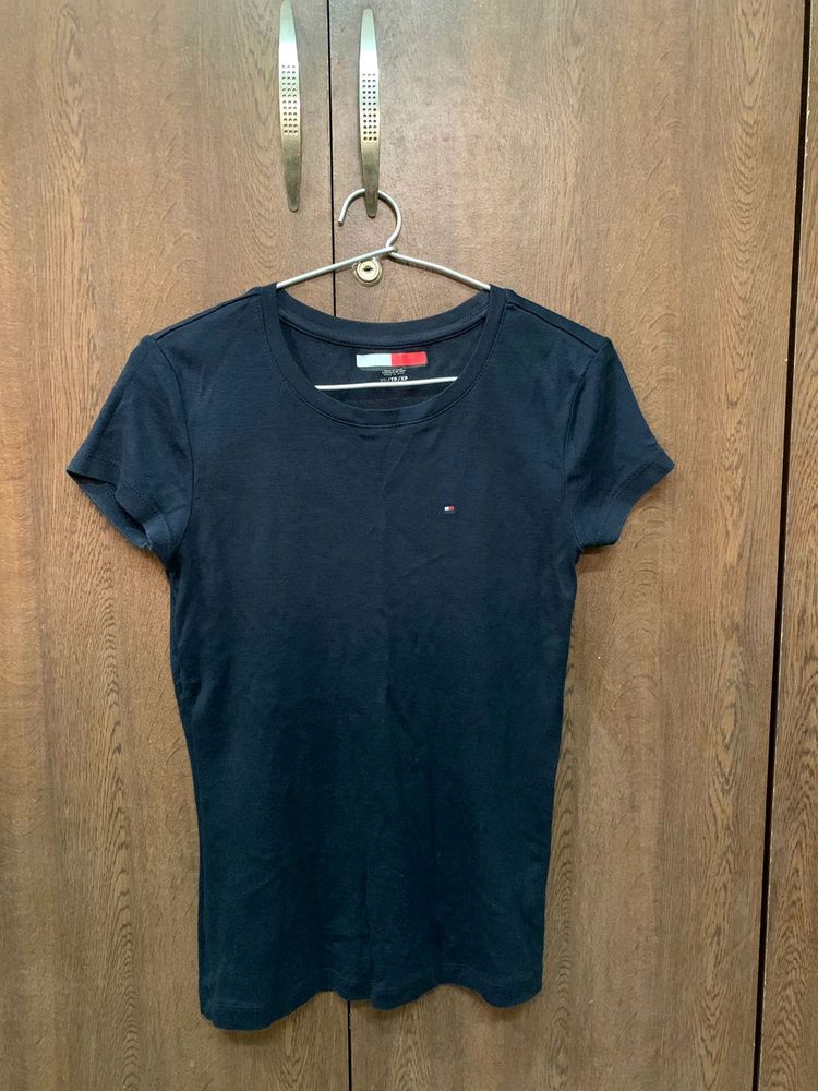 Plain Blue T Shirt For Girls