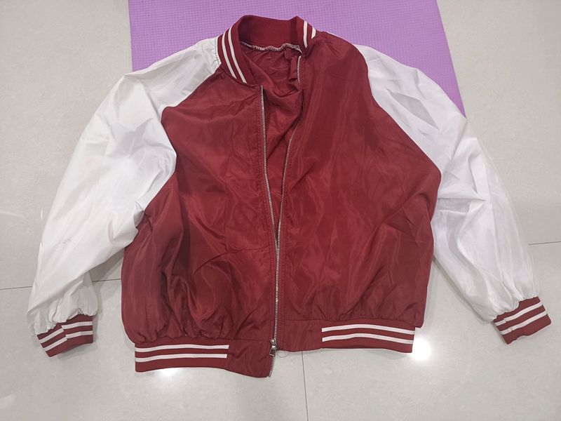 Women New Trendy Maroon Jacket