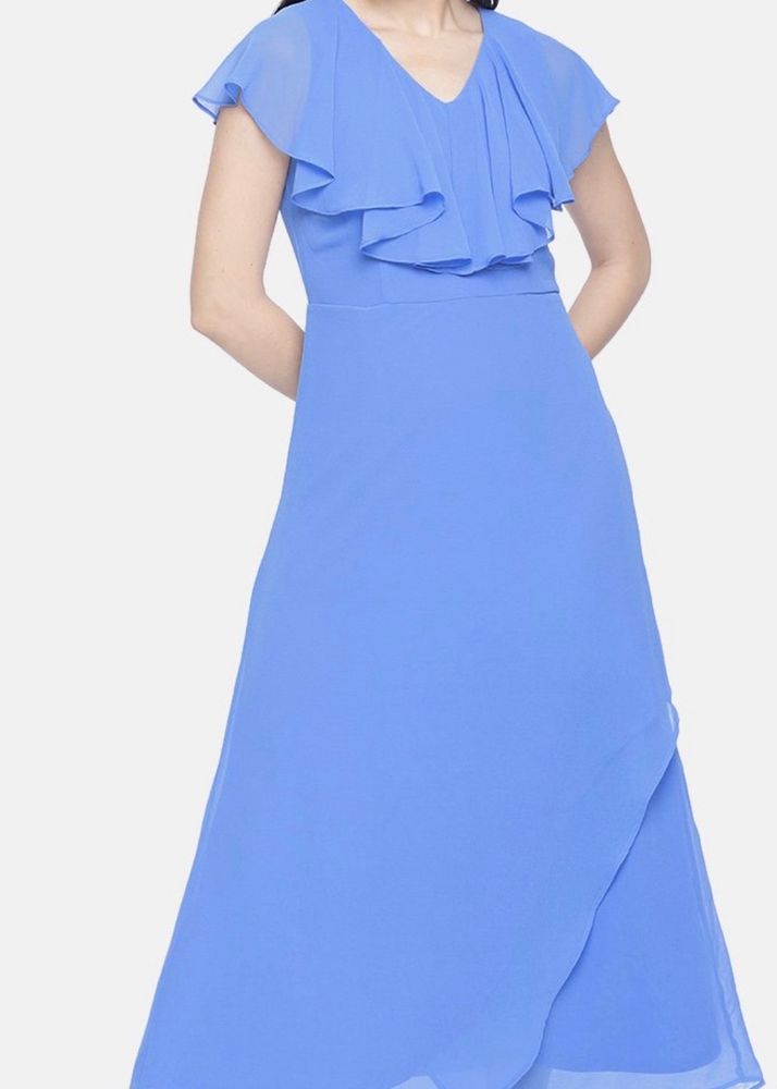 Lovely Vero Moda Blue Maxi Dress