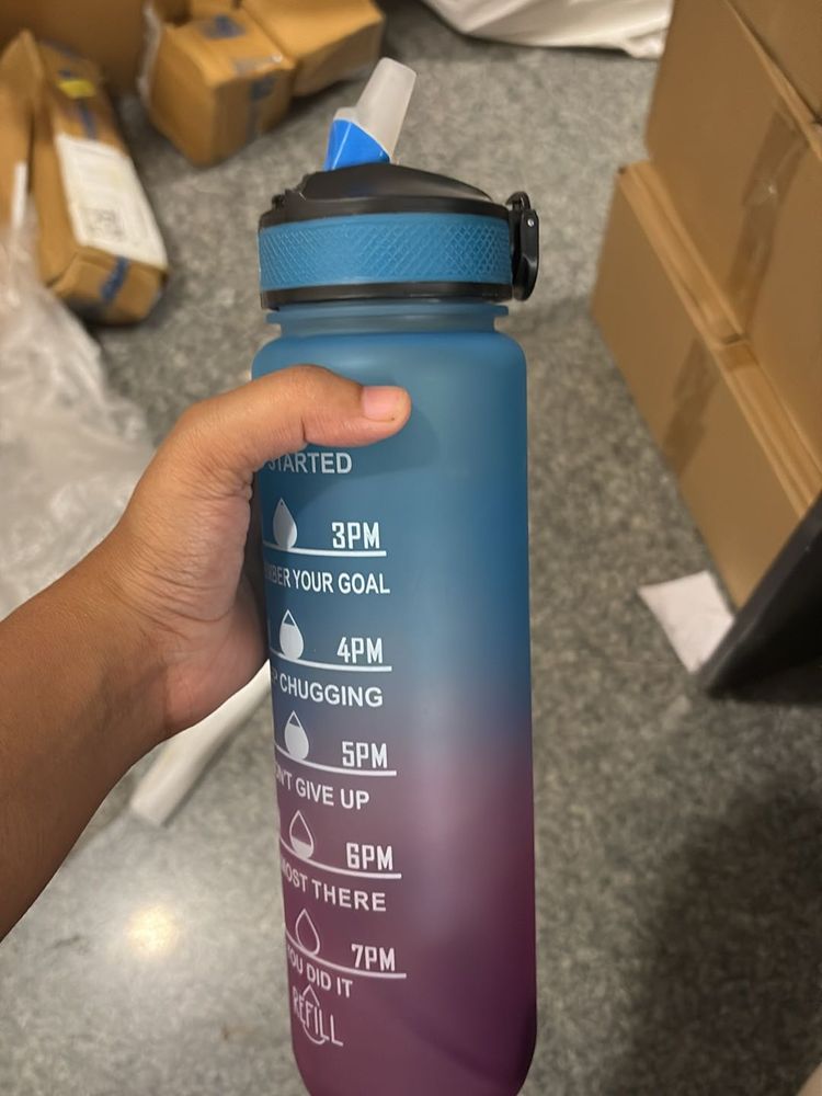 Water Bottle Sipper Without Popup Cap