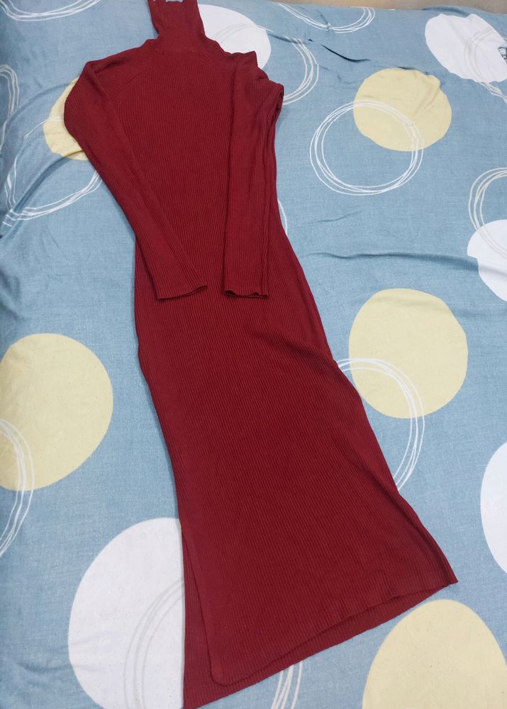 Gorgeous Maroon Dress ♥️