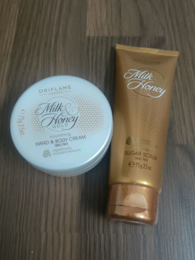 Milk & Honey Scrub And Body Cream