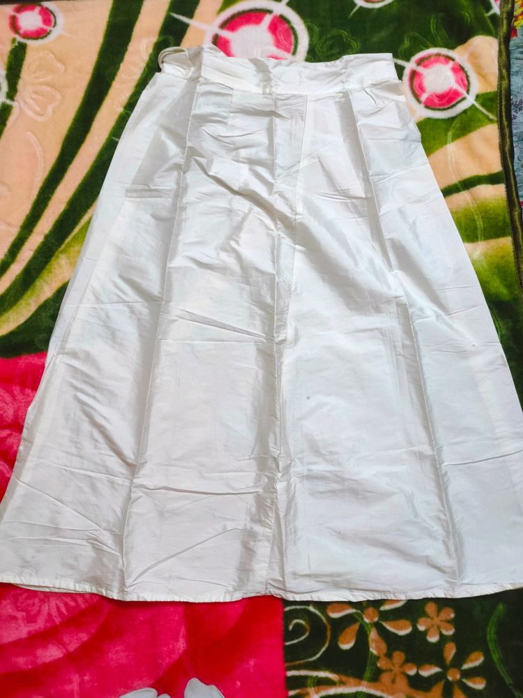 White Satin Petticoat