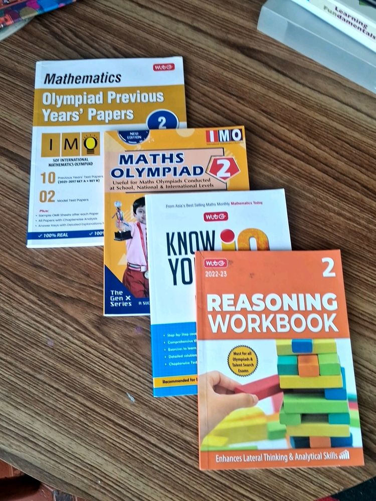 Set Of 4 Books For IMO Class 2 + FREE GOODIES🥳🎁