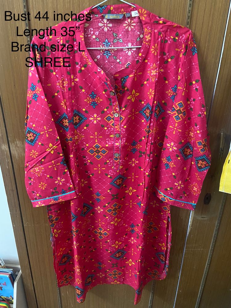 SHREE KURTA SIZE L 44 Inches NEW