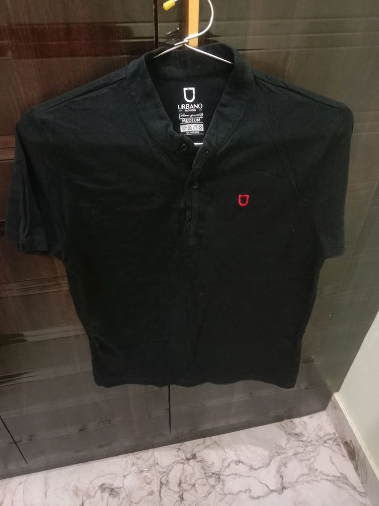 Full Black T Shirt For Men