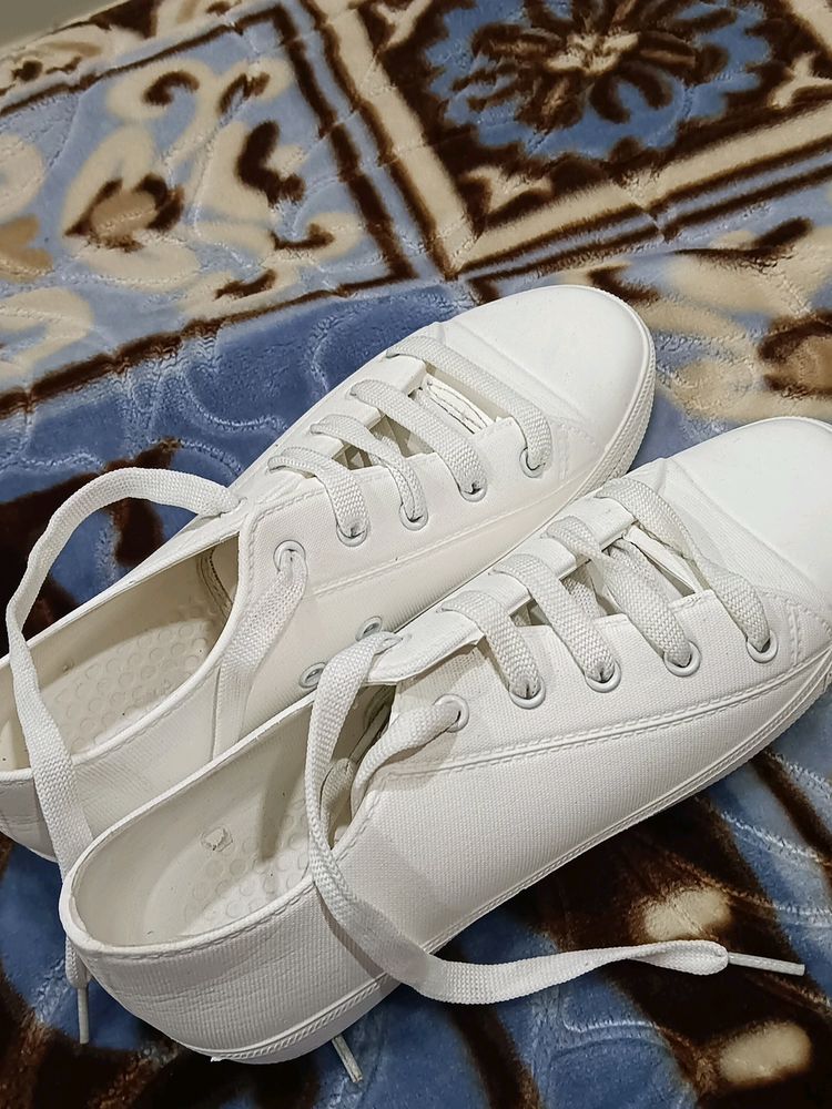 White Zudio Shoes