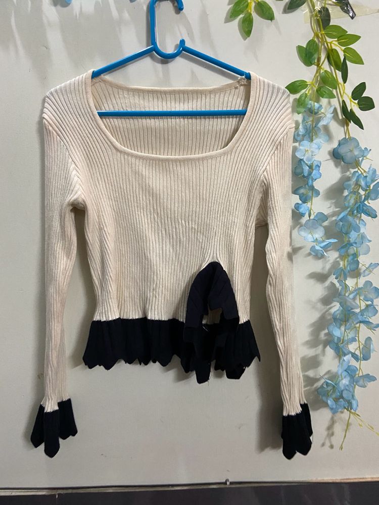 Ruffled Sweater