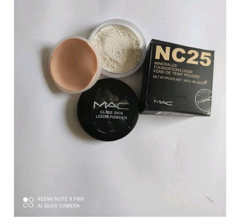 MAC Compact Loose Powder/And A Concealer (2items)