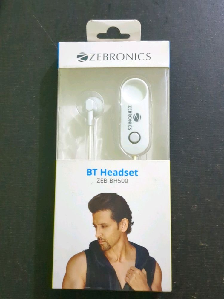 Zebronics Bluetooth Headset Bh500