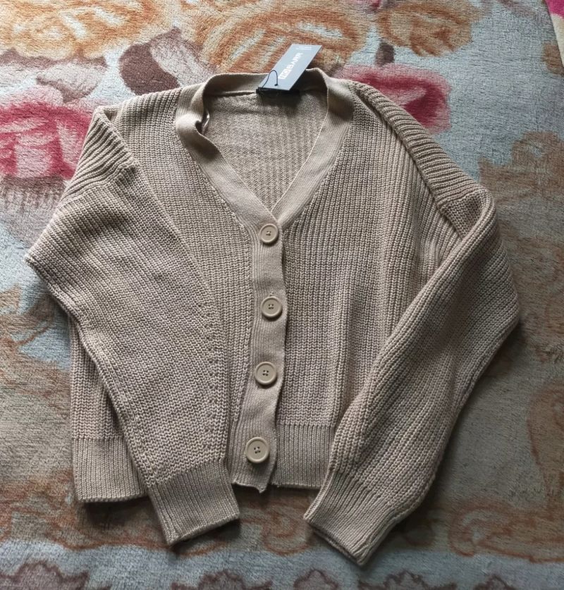 Korean V Neck Cardigan.