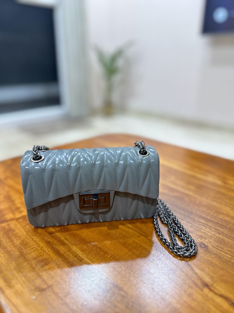 Grey Chique Sling Bag