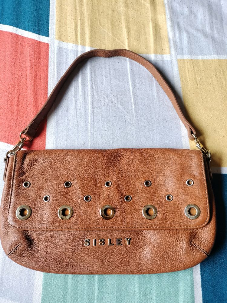 Sisley Brown Sling Bag