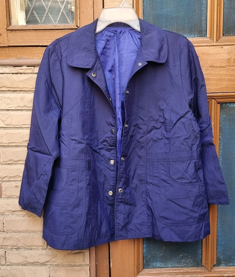 Blue Windcheater Jacket