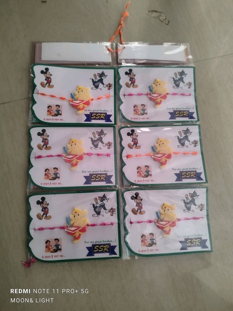 Load Ganesha Rakhi Set Of 6