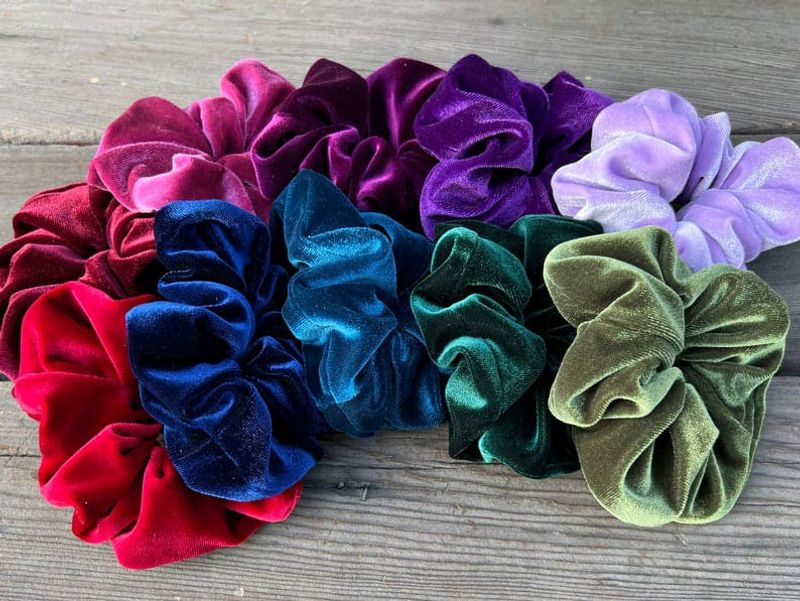 PURE VELVET SCRUNCHIES