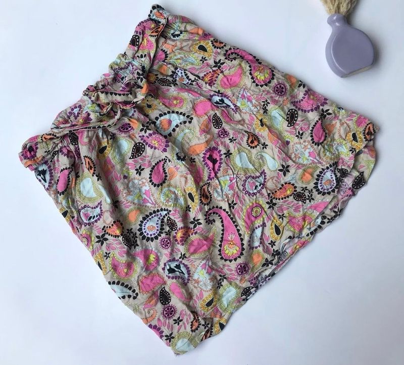 Printed Free size Skirt