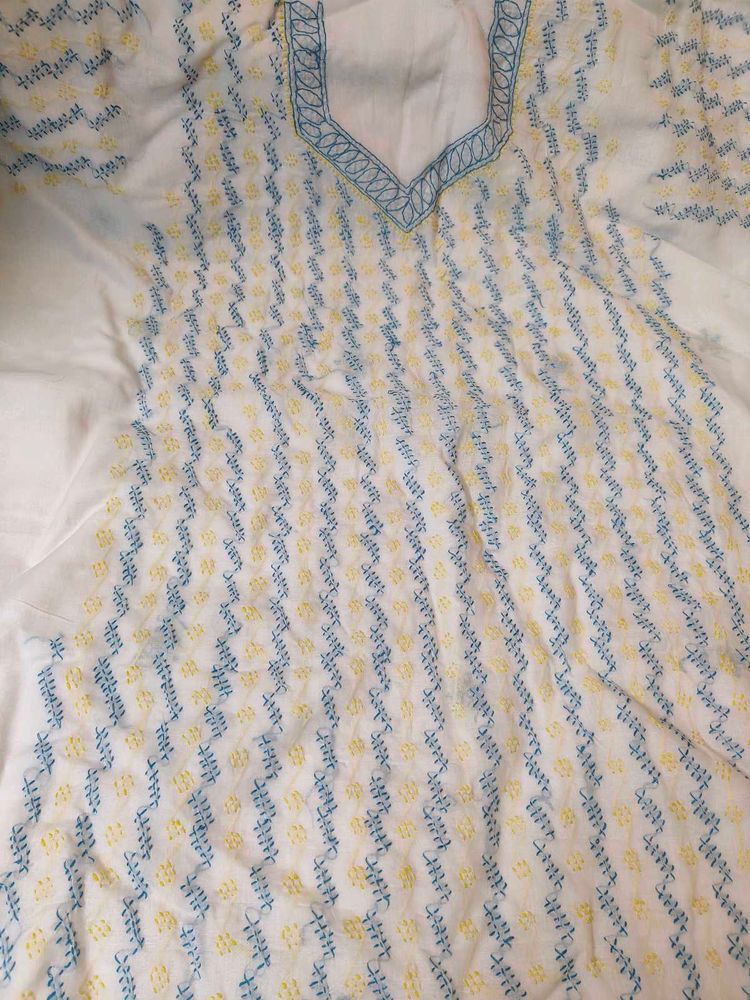 Chikankari Kurta Material