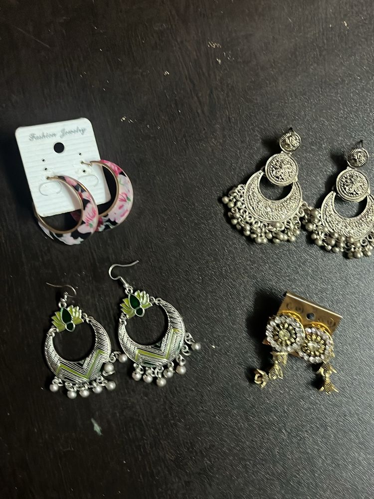 4 Set Earrings