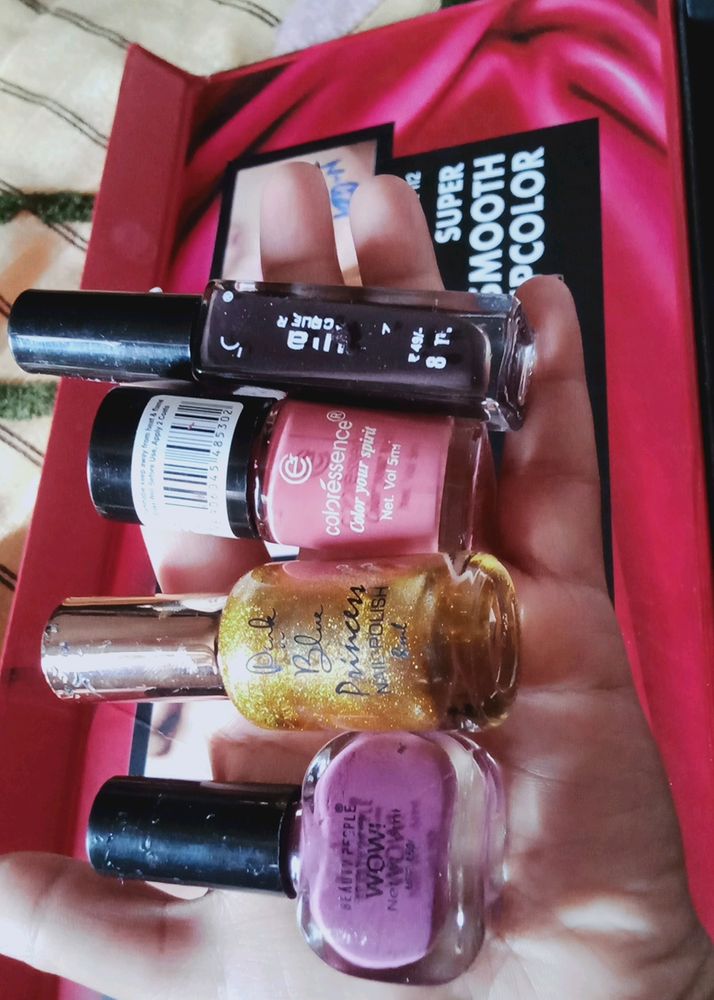 Combo Of 4 Nailpolish