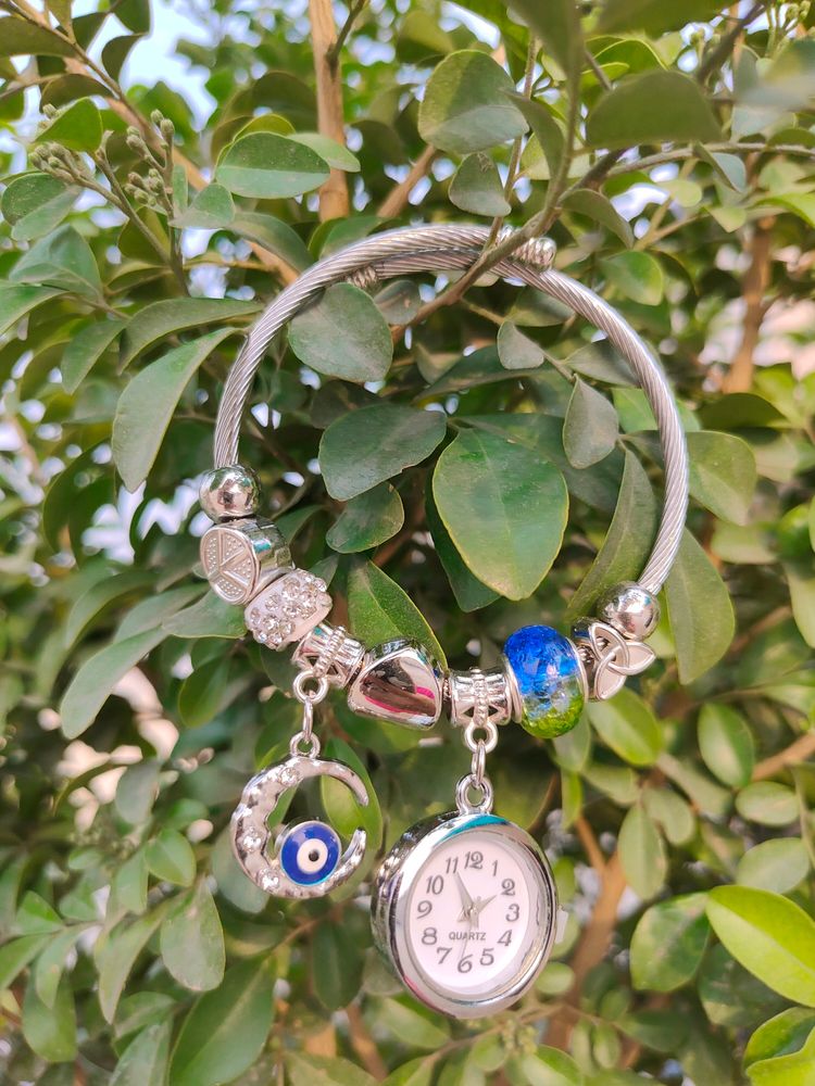 Pandora Charm Bracelet With Watch