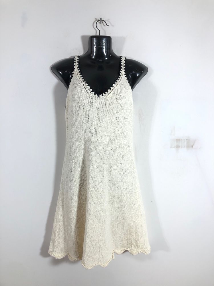 Off White Knitted Dress(Women’s)