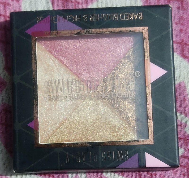 Swiss Beauty Baked Blusher And Highlighter