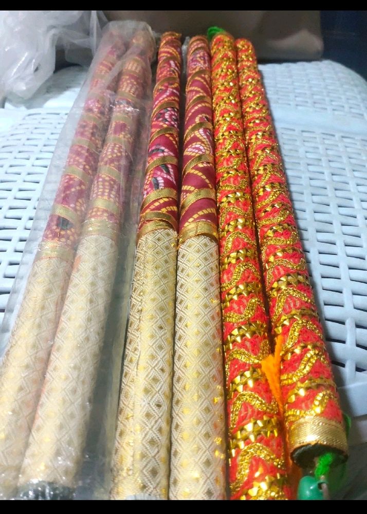 Garba Sticks.. 3 Pair..Dandiya For Navratri New