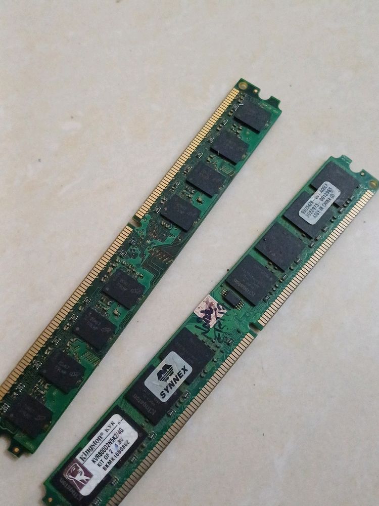 Kingston DDR2 2+2=4gb Ram