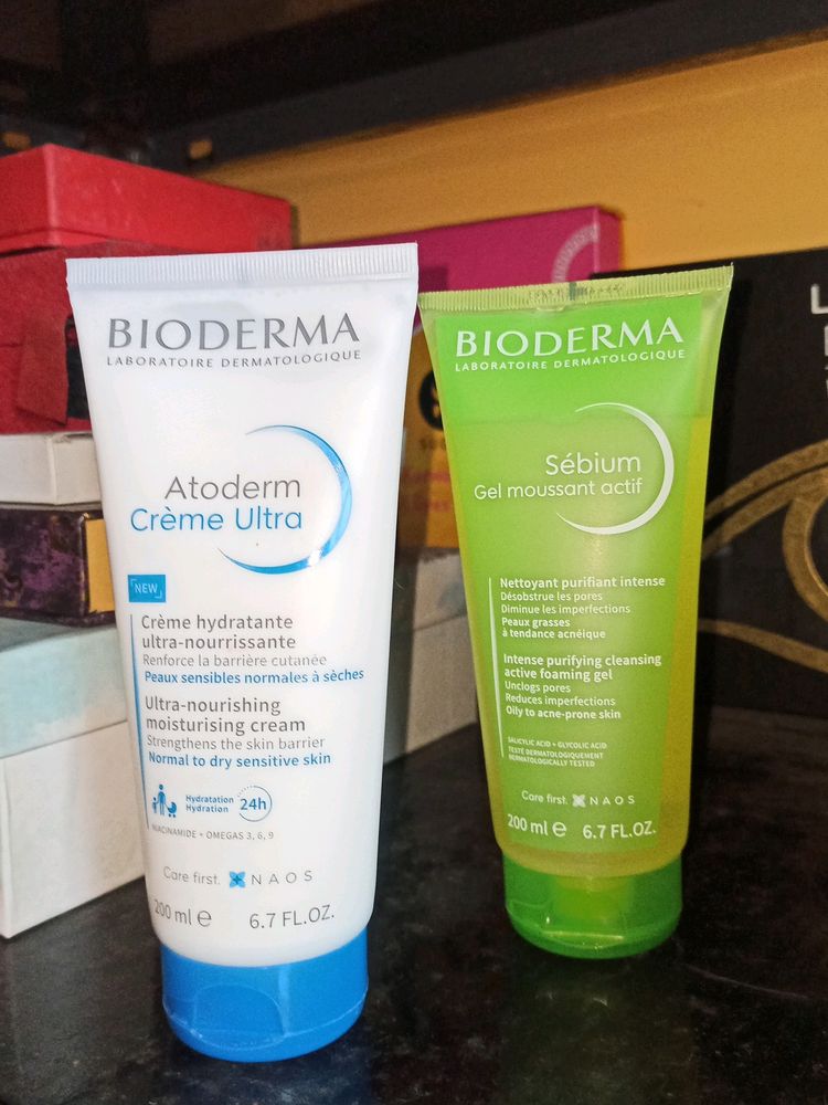 Bioderma Atoderm Creme & Sebium Gel Moussant