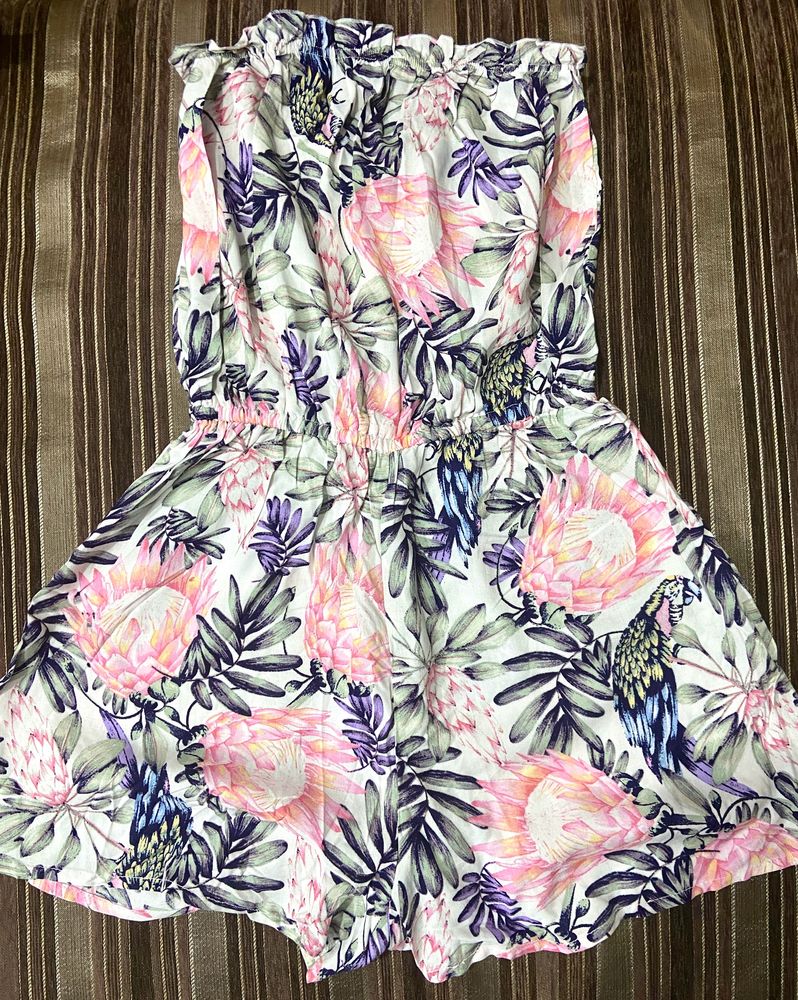 H&M Floral Tube Romper