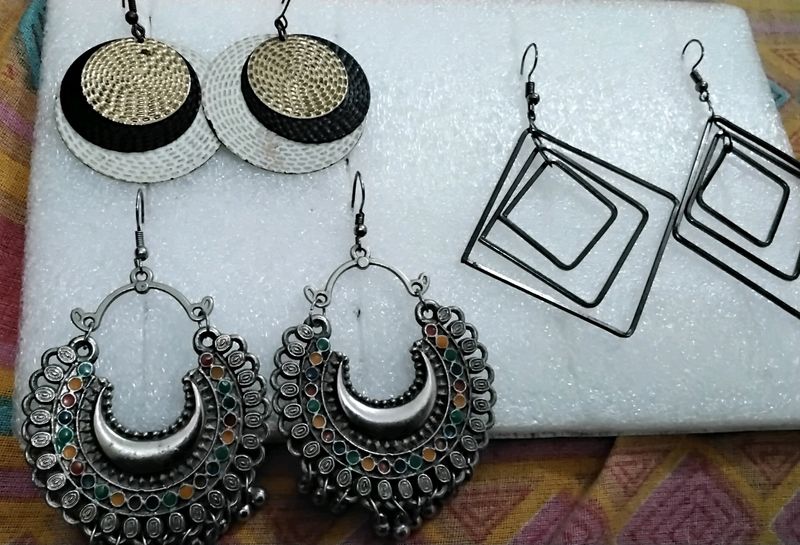 Three Earrings  Set