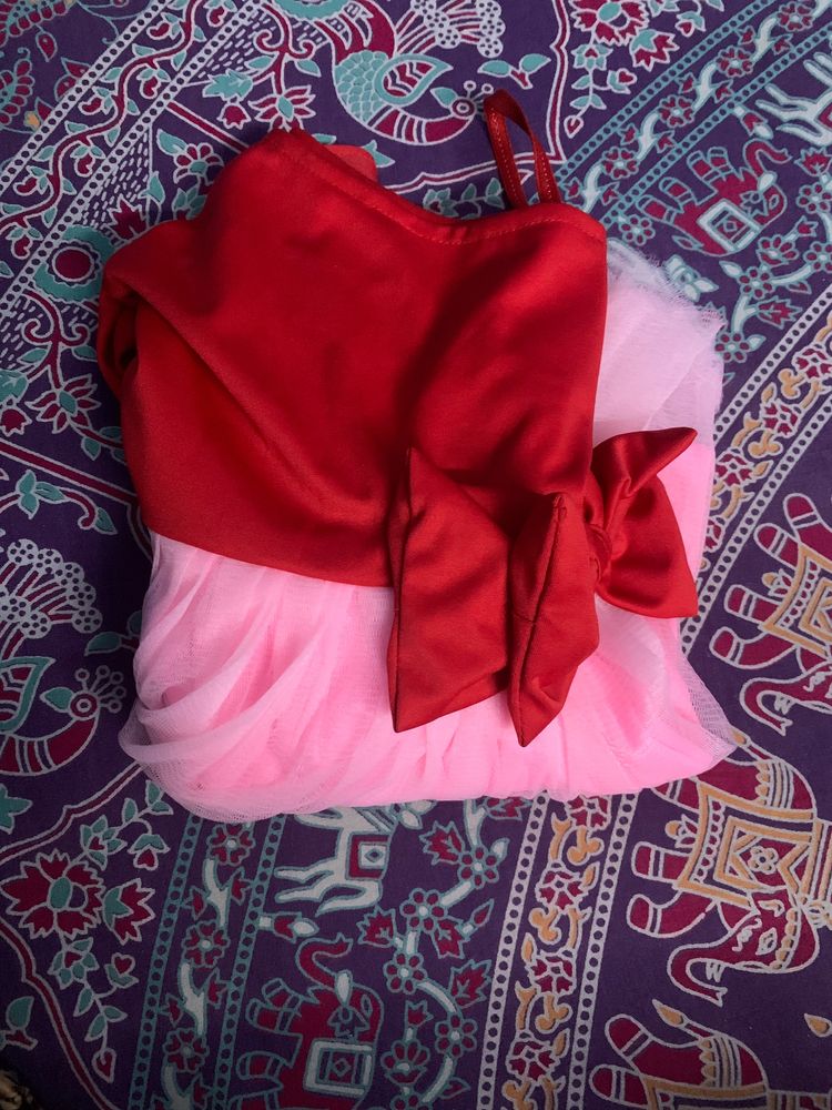 Red & Pink Dress