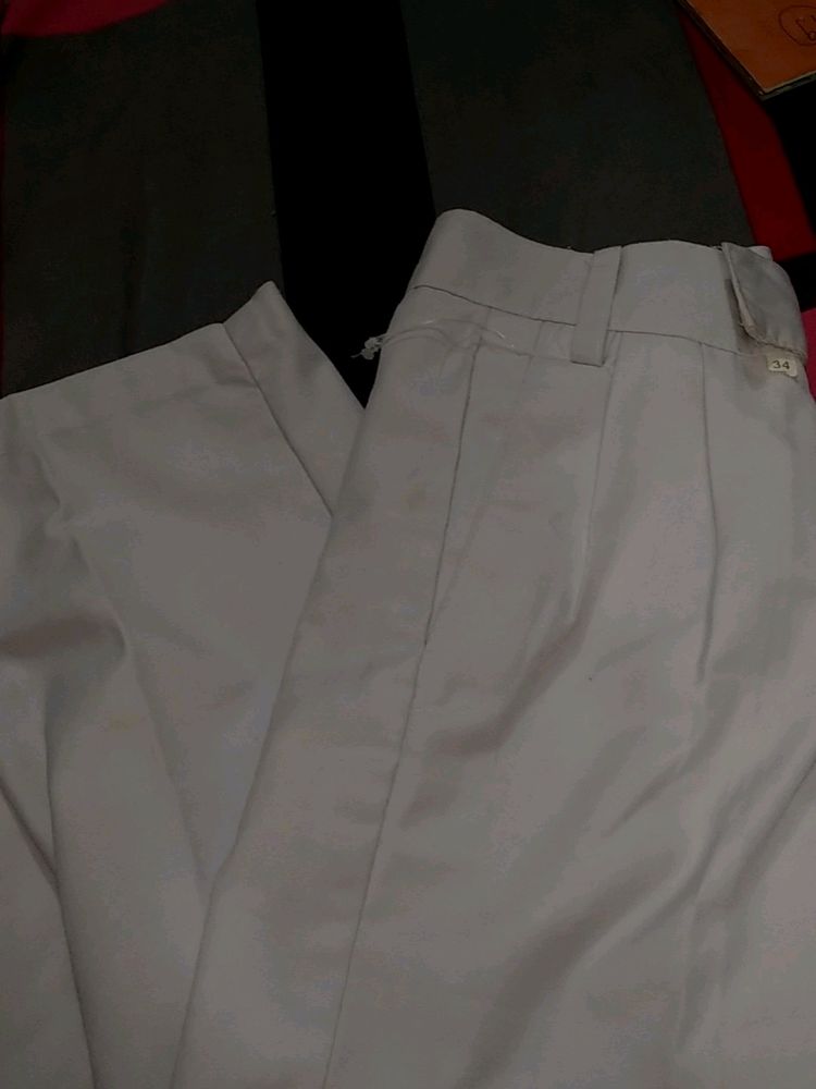 White School Pant For Boys SIZE 34