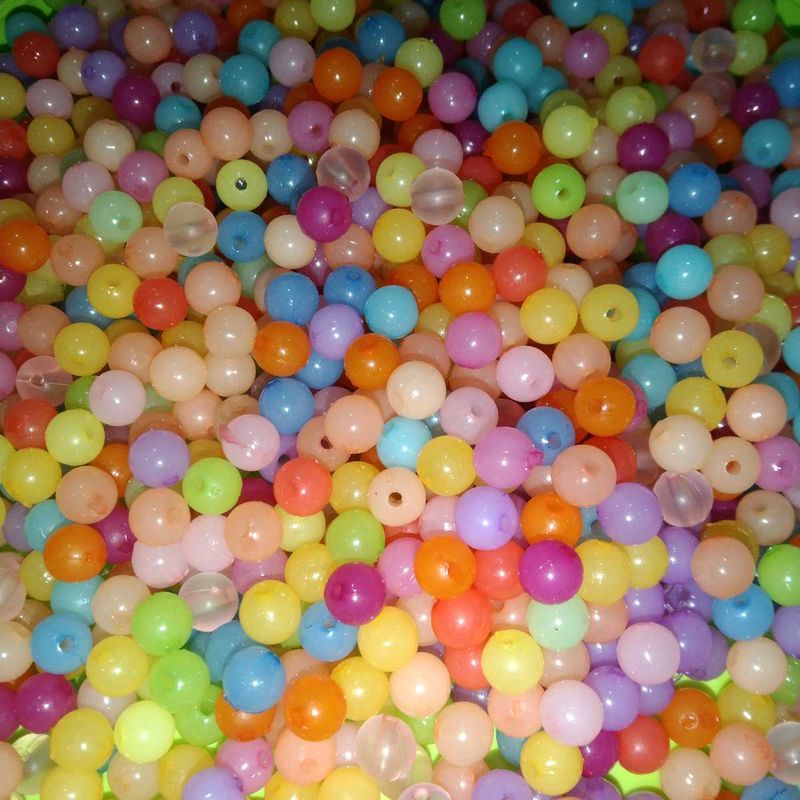 Multi Colour Round Shape Beads